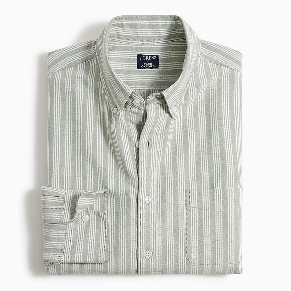 J. Crew Long Sleeve Flex Oxford Shirt